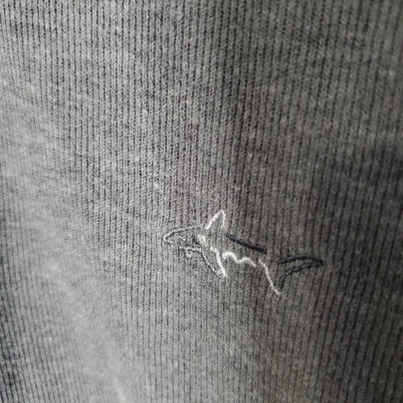 Greg Norman Men's 1/4 Zip Pullover Natural Performance Sweater Grey, M - Picture 2 of 5